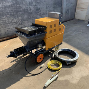 Estación de <span class=keywords><strong>Enlucido</strong></span> Portátil de Venta Caliente con Pulverizador de Yeso <span class=keywords><strong>y</strong></span> Mortero Pequeño, Enfocado en el Componente Central del Motor - Product Image 2