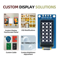 Layar OLED GoldenMorning 0.96 Inci GME64128-11 Putih SH1107 	 64*128 	 I2C 	 Pabrik Sumber 4Pin yang Dapat Disesuaikan