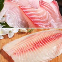 Filet de Tilapia Frais Vivant de Chine 3,5 oz 7,9 oz Filet de Tilapia Rouge