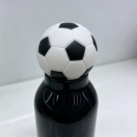 Bouteille d'eau en plastique sans BPA de 500 ml en forme de ballon de football ZB Wholesale – Cadeau pour les fans de sport, tasse à jus portable au design créatif de football