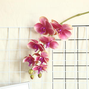 83.5cm Real Touch Phalaenopsis Orchidées Orchidées Artificielles Pour Bureau À Domicile Bricolage Décor Blanc Rose Faux centre de table Fournisseur De Fleurs - Product Image 3