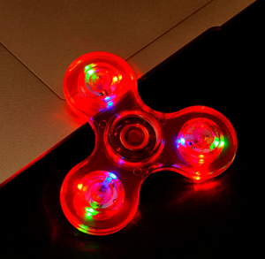 Luckykoo 2026 Vente Flash Jouet Anti-Stress Lumineux Coloré LED Fidget Spinner pour Enfants - Product Image 4