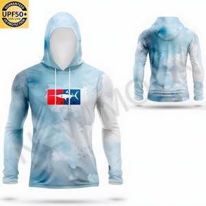เสื้อพรางลายแห้งเร็วแบบปรับแต่งได้ UPF50+ โพลีเอสเตอร์กันน้ำ เหมาะสำหรับตกปลาและกิจกรรมกลางแจ้ง - Product Image 6