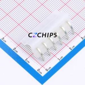 HX-CH5.08-6PWZ Wire-to-Board Pin Header Bent Lead Through Hole,P=5.08mm Connector 1x6P 5.08mm Right Angle Insert CH - Product Image 2