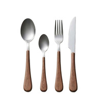 Ensemble de cuillères en acier inoxydable avec finition PVD pour le dîner de Thanksgiving et de Noël, lavable au lave-vaisselle, réutilisable