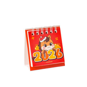 2026 <b>Mini</b> Desk Calendar Year Of The Horse Cartoon Pony Portable Art Paper New Year Gift Student Use - Product Image 5