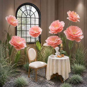 Arbre artificiel de fleurs de <span class=keywords><strong>cerisier</strong></span> rose personnalisé avec base <span class=keywords><strong>en</strong></span> métal pour la décoration de mariage, de centre commercial, d'hôtel et de commerce - Product Image 3