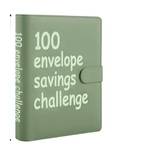 Проблема сбережений в 100 конвертах/Задача сбережений в течение 52 недель/Задача экономии в течение 30 дней для планировщика экономии денег с тремя трекерами