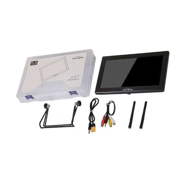Hawkeye 10.2 Inch FPV RC Racing Drone Little Pilot with High Bright Screen Dual Receiver DVR 1280 720 1000lux Display for 3S 6S