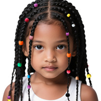 Nouvelles perles en silicone souples pour perruques dreadlocks, accessoires DIY pour enfants, bonne élasticité, perles pour attacher les cheveux