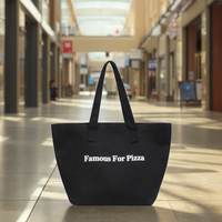 Sacs en coton réutilisables pour les courses avec logo imprimé personnalisé, sacs en toile vierges personnalisés, sacs à poignée pour l'emballage