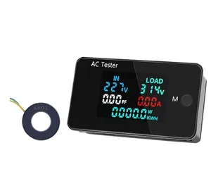 KWS-AC305 AC çift voltaj dijital ampermetre test voltmetre 0-500V voltmetre 0-100A profesyonel elektrikçi tüketimi araçları