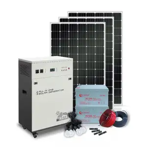 solar system manufacturer 3kw off grid dc to ac hybrid solar energy system off grid solar energy storage system for home