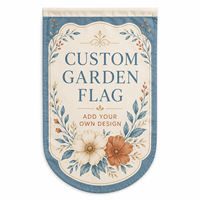 Drapeau de jardin personnalisé, drapeau décoratif extérieur pour la maison, la pelouse, le jardin, la décoration de fête