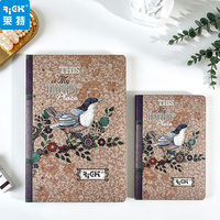 Carnet ligné A4 de qualité supérieure avec couverture rigide à motif abstrait éclatant pour le journal de travail quotidien de l'entreprise et les procès-verbaux de conférence