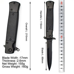 Groothandel Fabriek Prijs Opvouwbare Tactische Mes Abs Handvat Lichtgewicht Roestvrij Staal Draagbare Hoge Kosteneffectieve Zakmessen - Product Image 5