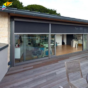 Persianas e Cortinas Motorizadas de Poliéster com <span class=keywords><strong>Design</strong></span> Simples, à Prova de Vento e Água para Uso em Varandas e Pérgolas Externas - Product Image 5