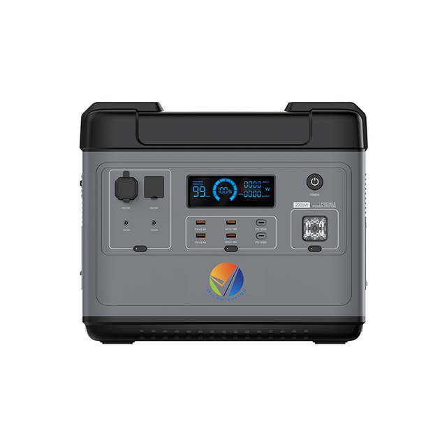 Solar Power Generator 2000 Watt Off Grid Solar Energy Battery Portable Power Station Portable Electric Power Station