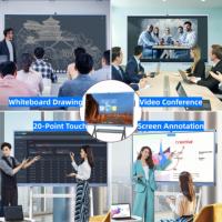 55 65 75 86 98 Zoll IR Multi-Touch TV All-in-One PC Interaktives Board Smart Display Whiteboard