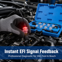Kit de test de signalisation d'injecteur de carburant automobile pour systèmes EFI, outil d'inspection du signal d'injection de carburant pour GM Ford Bosch, 1 pièce MOQ