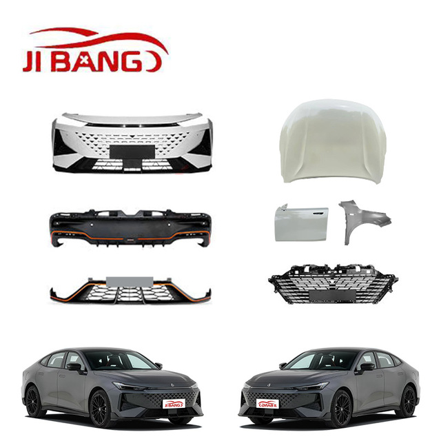 Chinese Auto Accessories Full Auto Exterior System Car Body Spare Parts Car Bumpers Engine Hood Fenders Grills for Changan UNI-V