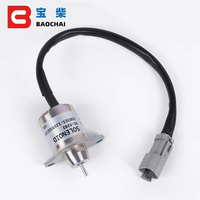 Électrovanne électrique d'arrêt de carburant 12V 24V 129486-77952 41-6383 42-0100 1503ES-12S5SUC11S SA-4920