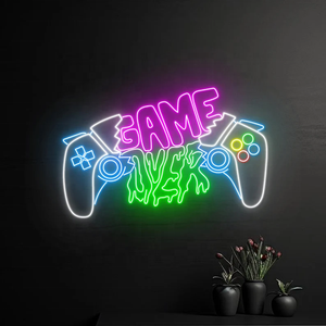 Venta directa de fábrica, letrero de neón LED, logotipo de negocio de tienda, cartel de juego LED, letrero de neón, diseño de luz para decoración de pared de tienda - Product Image 6