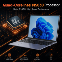 Ordinateur portable 15,6 pouces FHD IPS flambant neuf avec processeur Intel N5030, 8 Go de RAM, 256 Go de SSD, Windows 11, pour les entreprises et l'éducation, ODM OEM