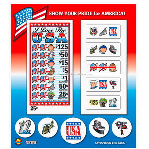 Cartes de visite personnalisées à cinq fenêtres avec impression de billets à déchirer, papier cartonné couché - Product Image 3