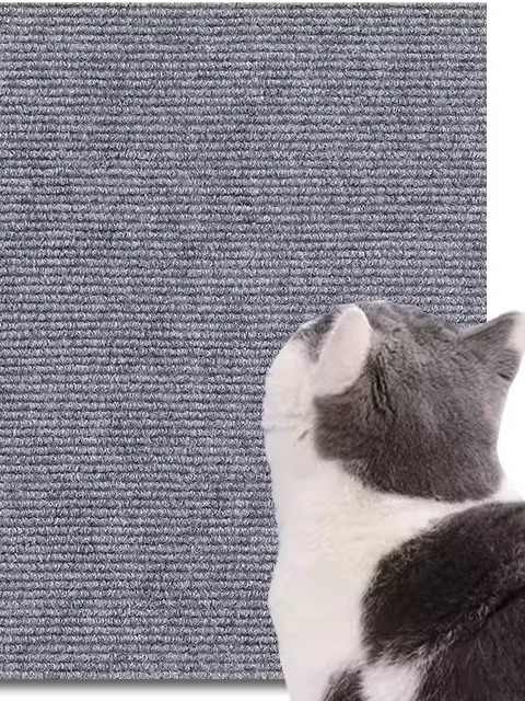 Cat Scratching Mat Cat Carpet With Self-Adhesive Trimable Scratching Post  Carpet Cat Scratch Furniture Protector W24-438