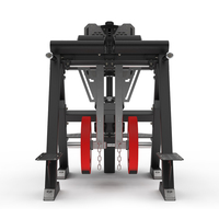 Réglable 2-en-1 Glute Ham Developer Reverse Hammer GHD Training Chair Banc romain en acier durable avec caractéristiques de sécurité