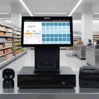 Sistem POS All-in-One HBAPOS Q3 untuk Toko Kelontong, Supermarket, Perdagangan Luar Negeri, dan Katering dengan Layar Sentuh