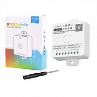 Contrôleur de bande lumineuse RVB pleine couleur SP530/630E PWM/WiFi 12A, application/télécommande, double température de couleur WS2811