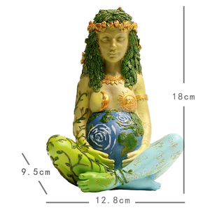 Polyresin Trái Đất Mẹ đồ trang trí trang trí nhà - Product Image 2