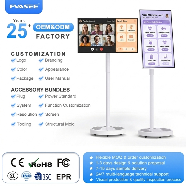 Customizable 60Hz Rotating LED Backlit Portable TV for Home Industrial Use Movable Fitness Gaming Room High Definition 120Hz
