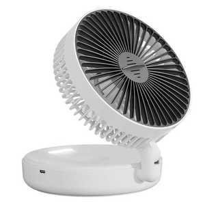 Ventilateur de circulation d'air pliable rechargeable de 6 pouces, neuf, vente en gros d'usine, pour applications en voiture, à domicile, en extérieur, à l'hôtel et en camping-car - Product Image 1