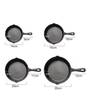 Sartén <span class=keywords><strong>de</strong></span> <span class=keywords><strong>hierro</strong></span> fundido para cocina, sartén <span class=keywords><strong>de</strong></span> <span class=keywords><strong>hierro</strong></span> fundido para barbacoa, sartén <span class=keywords><strong>de</strong></span> <span class=keywords><strong>hierro</strong></span> fundido para <span class=keywords><strong>Lodge</strong></span>, sartén Blacklock <span class=keywords><strong>de</strong></span> <span class=keywords><strong>hierro</strong></span> fundido, triple sazonada - Product Image 2