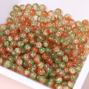 Venta al por Mayor, 20 Piezas/Bolsa, Cuentas de Vidrio de Alta Calidad de 10mm, Color Mixto, Efecto Gelo, Marca Cheng Shi, para Hacer Pulseras, Collares y Joyería - Product Image 3