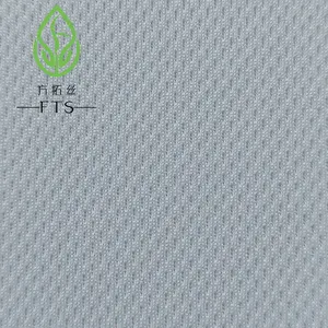 Trắng Polyester tổ ong lưới thể thao Jersey Thể Thao Vải cho bóng đá bóng đá đồng phục thăng hoa in ấn