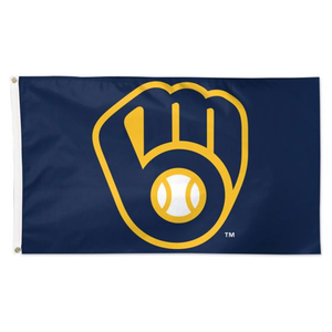 Fast Delivery MLB Teams Custom Design Printing Milwaukee Brewers <b>Flag</b> - Product Image 1