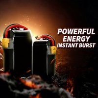 Batterie LiPo 2S 7.4V 650mAh 130C pour drone de course FPV, quadricoptère haute performance et avion RC