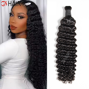 GS Best Selling Raw Hair Vietnam Extensión de cabello humano, Deep Wave 100% Remy Extensiones de cabello humano Bundle <span class=keywords><strong>Black</strong></span> <span class=keywords><strong>Friday</strong></span> Deals - Product Image 1