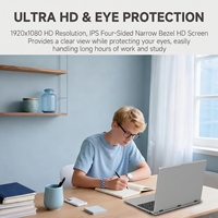 Ordinateur portable OEM 15,6 pouces à écran tactile ultra-fin, AMD 3500U, charge PD, Face ID, ordinateur portable professionnel pour les voyages