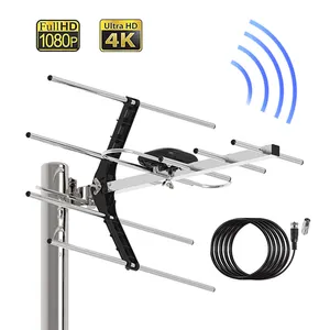 Hdtv Digital Antena Wholesales High Quality TV Aerial Outdoor Digital Hdtv Antena Full Hd Uhf/vhf High Gain Tv Antenna With Ce