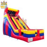 Perosotan Tiup Safari Backyard Kelas Komersial, Perosotan Tiup PVC Heavy Duty, Perosotan Tiup untuk Sewa Pesta Anak