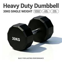 Haltère de musculation en acier à douze faces et revêtement TPU pour l'entraînement des bras et du corps, durable, antidérapant, avec logo personnalisé