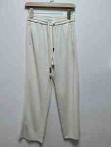 Pantalon femme 2025 nouvelle mode décontracté tissé respirant anti-plis taille haute élastique avec poches latérales couleur unie - Product Image 2
