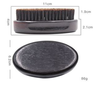Wholesale Wooden Handle Boar Bristle Cleaning Brush for <b>Beard</b> <b>Care</b> - Product Image 2