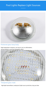 Par36 <span class=keywords><strong>ampoule</strong></span> 7W DC12V <span class=keywords><strong>LED</strong></span> <span class=keywords><strong>piscine</strong></span> lumière GX53 verre IP68 RGB changement de couleur <span class=keywords><strong>avec</strong></span> télécommande D111mm lac étang lampe Spa lumière - Product Image 3