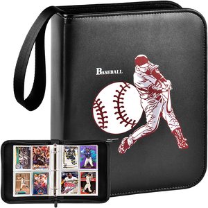 Baseball Card Binder Trading Cards Sleeves Protectors Holder for Topps 2021